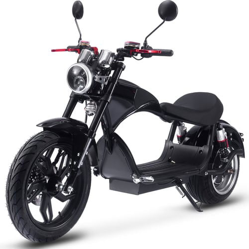 Raven Electric Motorcycle, 60v 2500w Lithium, LED Headlight, Digital Speedometer, Hydraulic Disc Brakes, Full Suspension