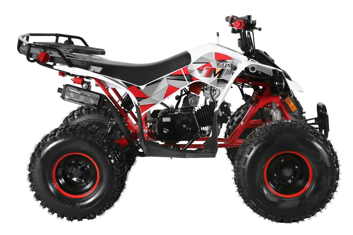 Interceptor F125 125cc Sport ATV, Automatic with Reverse, 8-inch Wheels