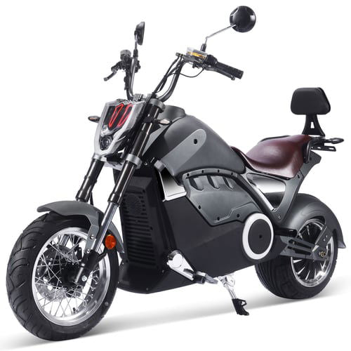 Typhoon Electric Motorcycle, 72v 3000w Lithium, Hydraulic Disc Brakes, LED Lights, Digital Speedometer